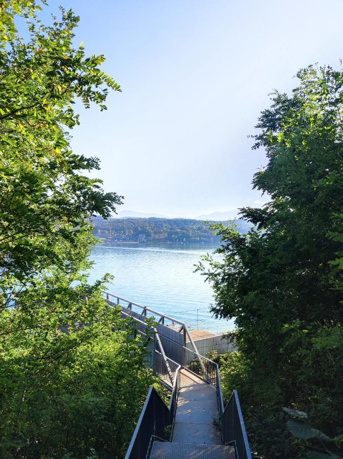 Appartement Mit Seeblick & Seezugang Sekull Bagian luar foto