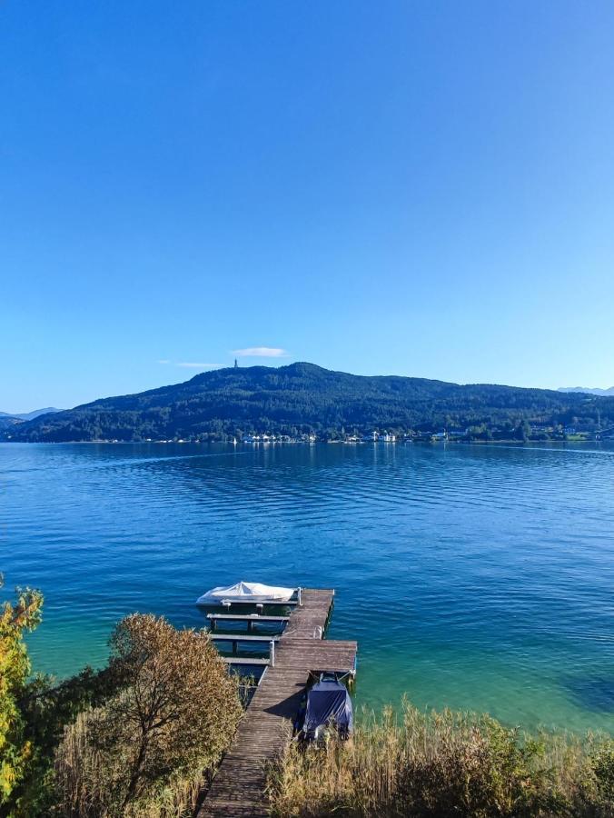 Appartement Mit Seeblick & Seezugang Sekull Bagian luar foto